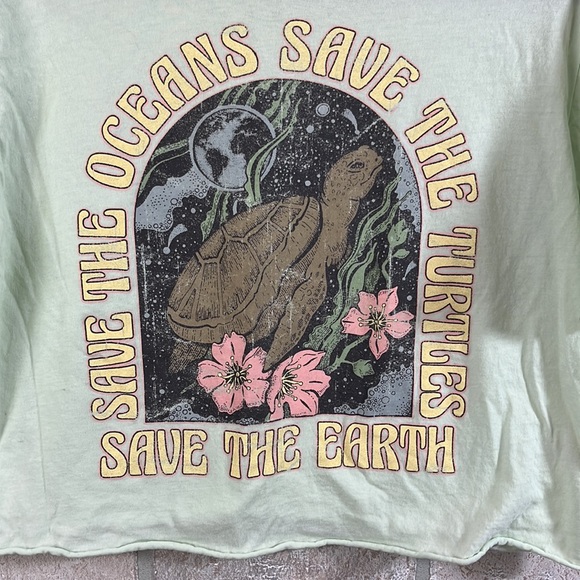 Altar’d State Eco Kind Save The Oceans Tee- Size XS - Picture 2 of 5